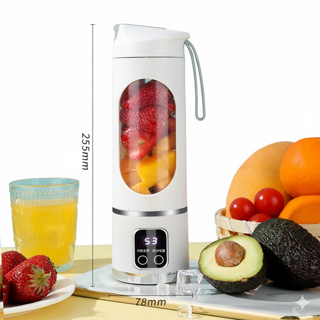 Smidig USB-juicer för hem & resa