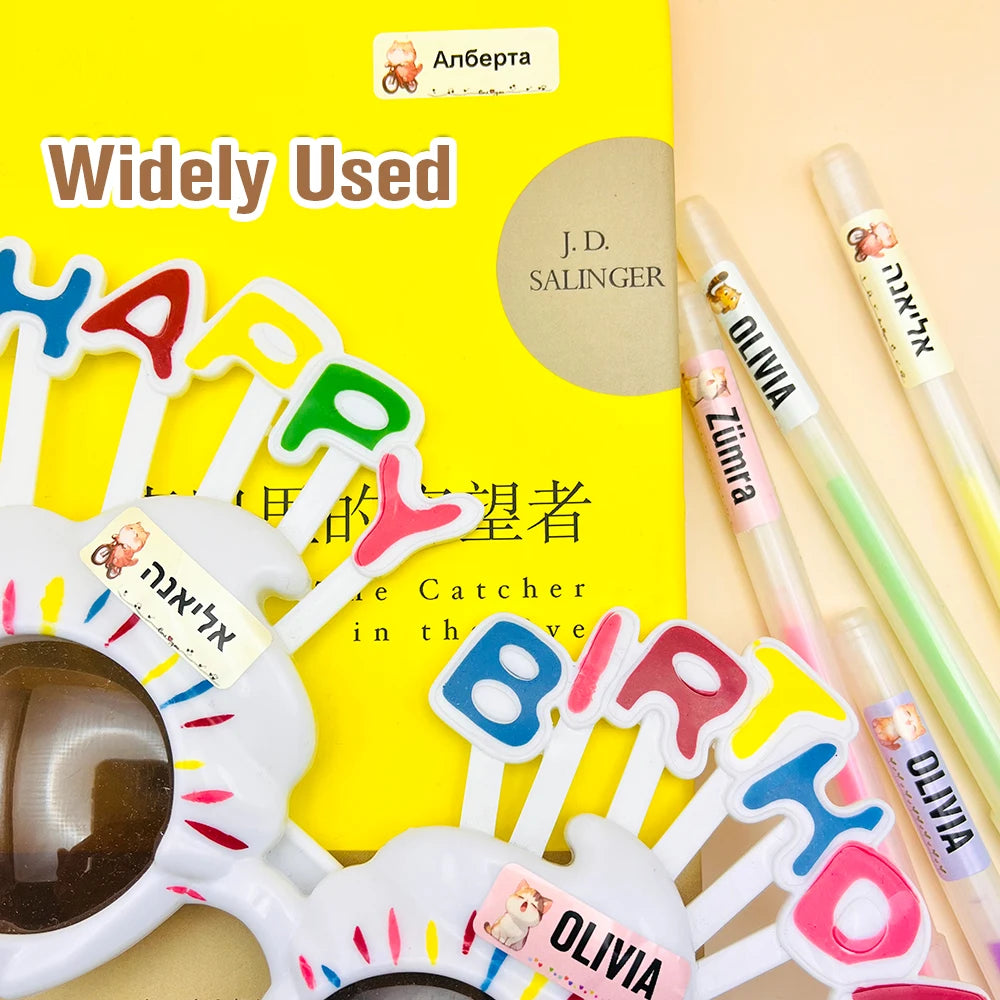 HebraTag™ – Personliga Namnetiketter för Barn & Skola