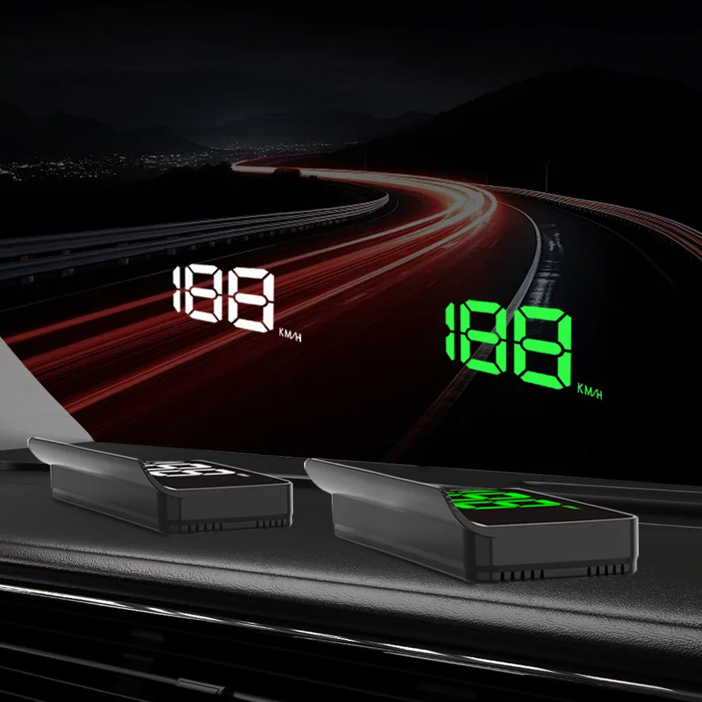 KWHUD K1 – GPS Hastighetsdisplay för Bil (Head-Up Display)
