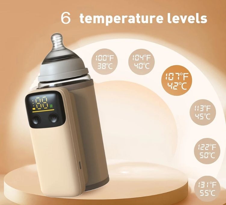 Uppladdningsbar – trådlös mjölkvärmare