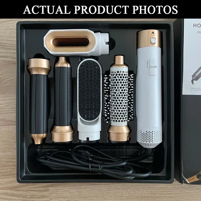 AirStyler -5-i-1 professionell negativjon-hårstyler