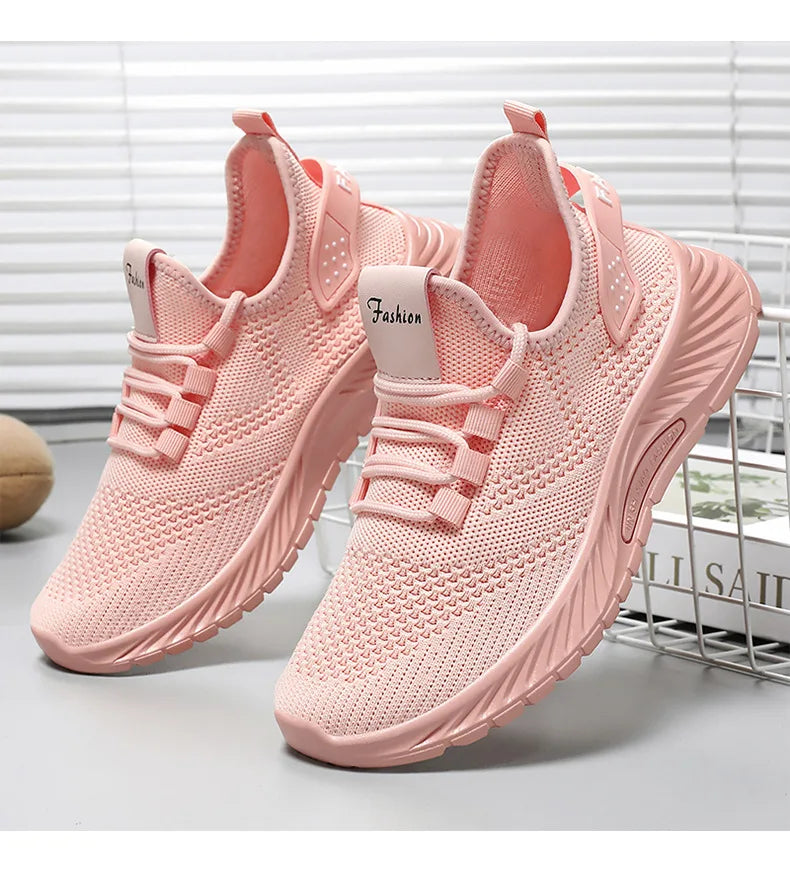 👉 2025 Dam­skor  – Flätstickade casualskor – Bekväma och andningsbara sneakers för kvinnor