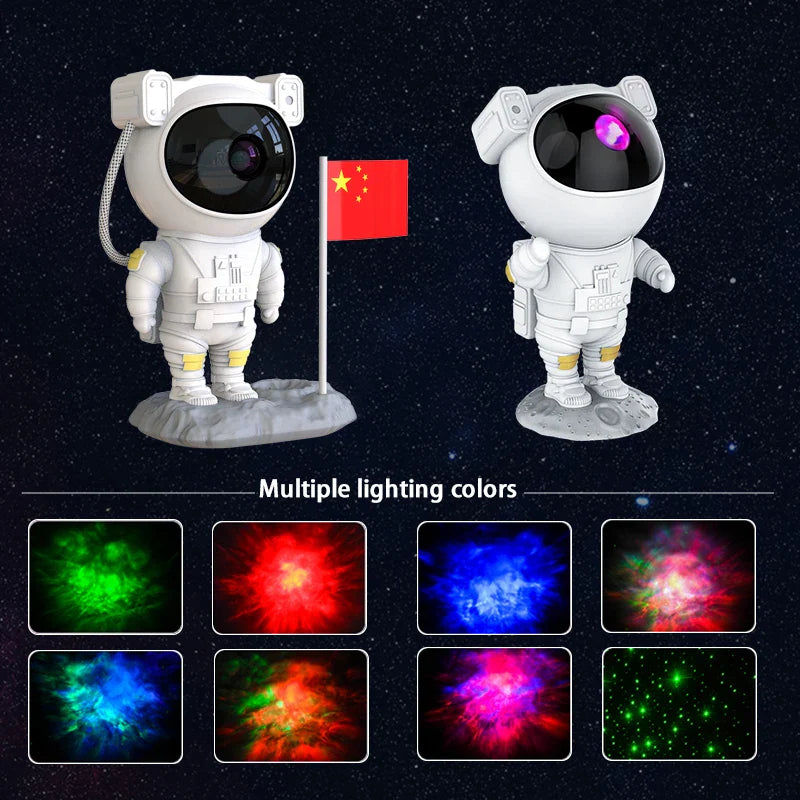 Smart  - Astronaut galax-nattlampa med stjärnprojektor