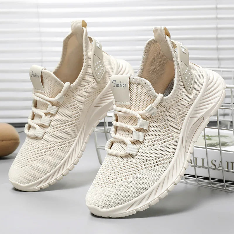 👉 2025 Dam­skor  – Flätstickade casualskor – Bekväma och andningsbara sneakers för kvinnor