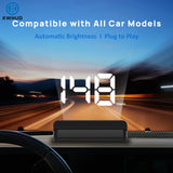 KWHUD K1 – GPS Hastighetsdisplay för Bil (Head-Up Display)