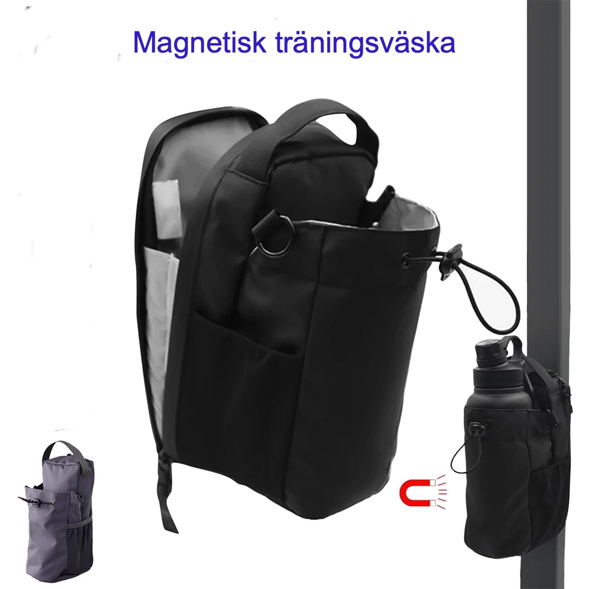 FixVäskan -Magnetisk träningsväska – kompakt & smart för gymmet