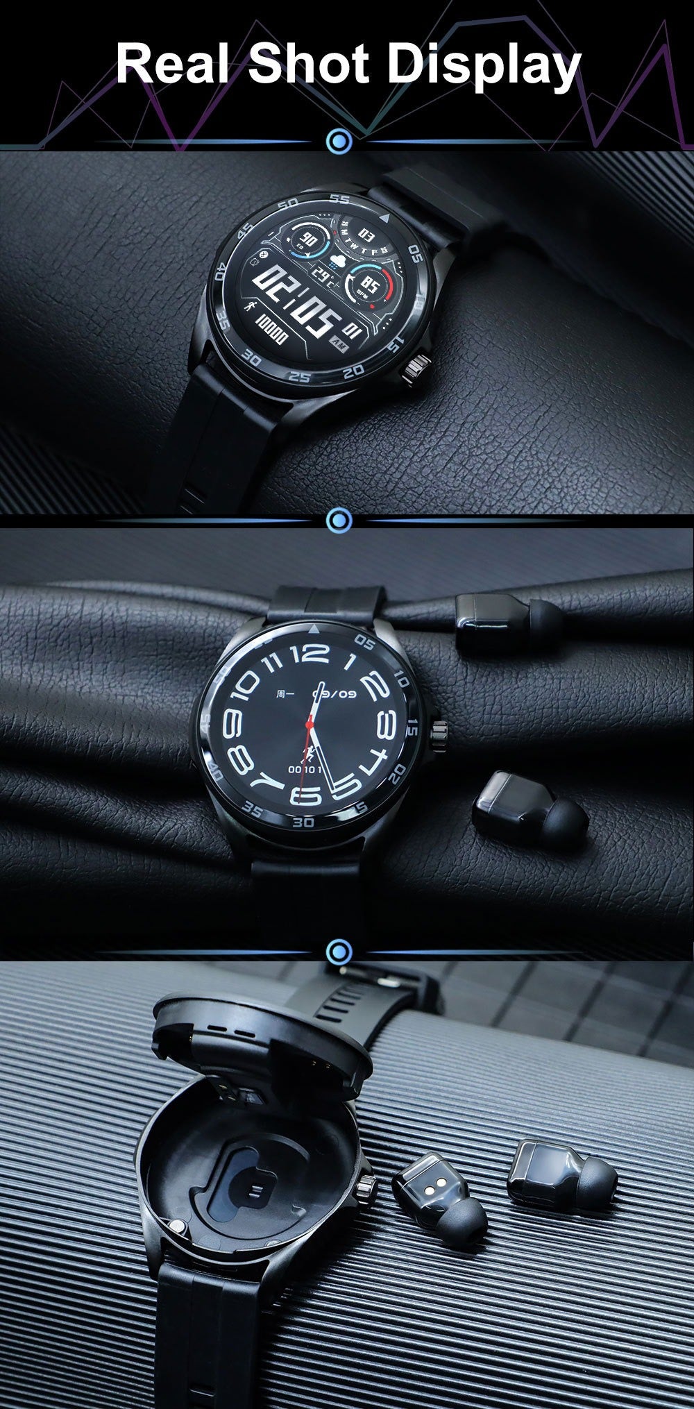 SyncWatch-Kombinerad smartwatch och Bluetooth-headset